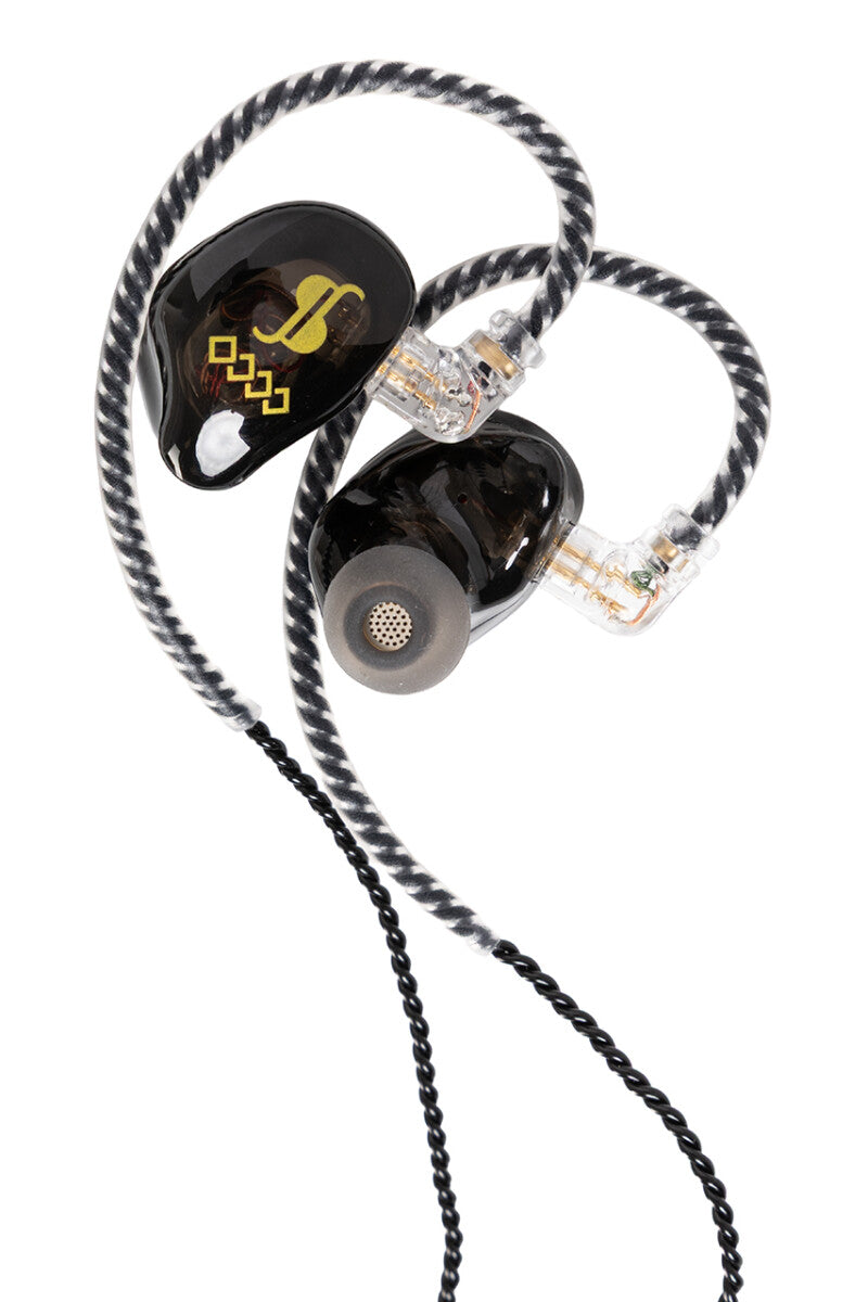 Stagg SPM-435 GD 4-driver in-ear monitors zwart/goud