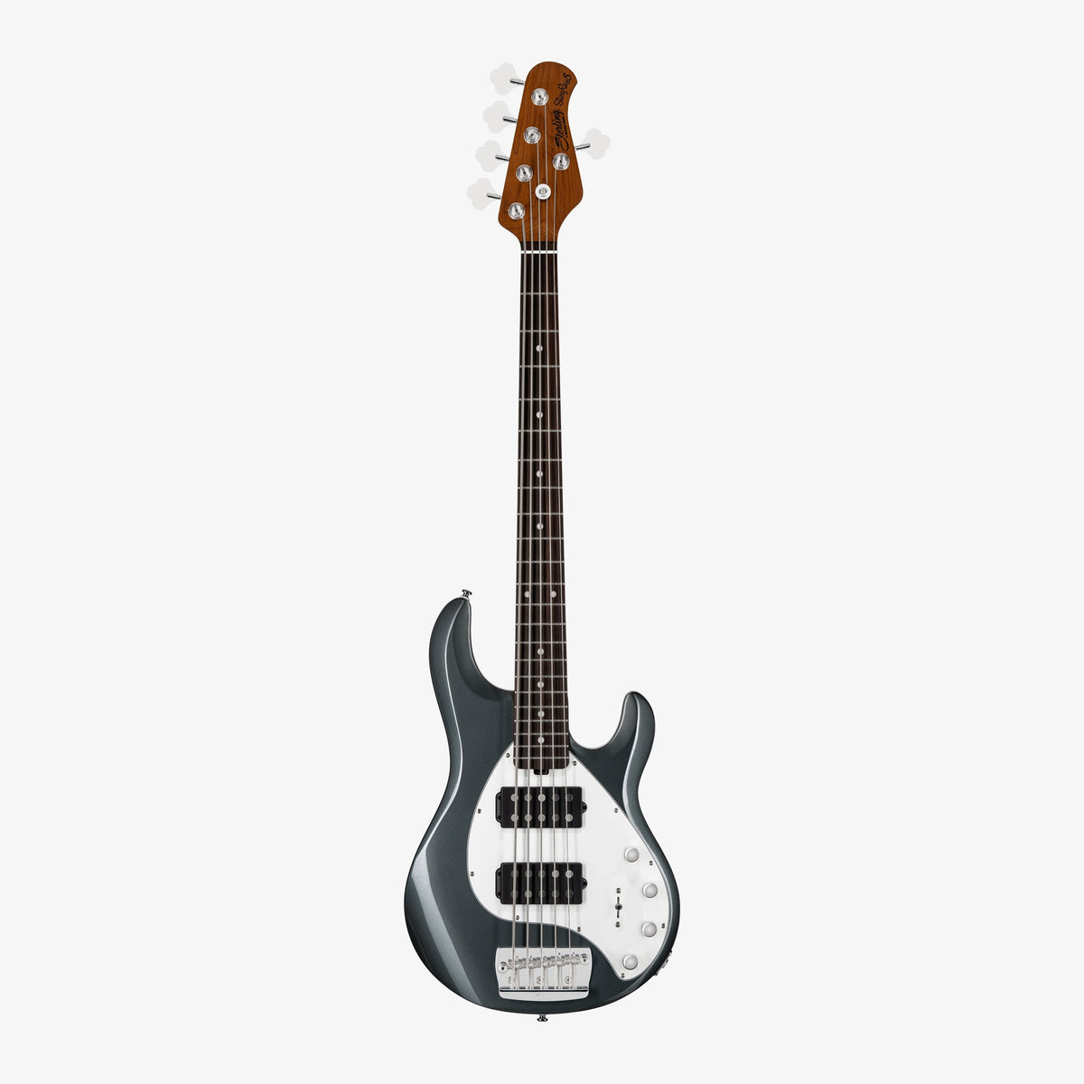 Sterling by Music Man StingRay 5 RAY35HH Charcoal Frost – 5-snarige basgitaar