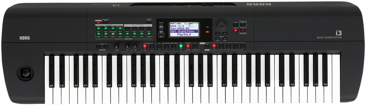 Korg Workstation, Arranger i3, 61 keys, black