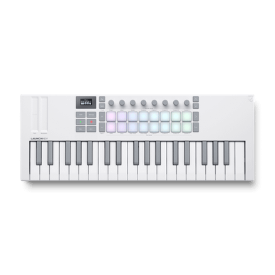 Novation Launchkey Mini 37 White MK4 – 37-toets MIDI-keyboardcontroller