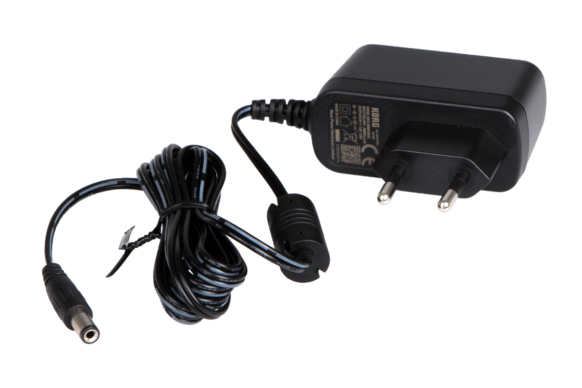 Korg AC Adapter, 9V/600mA, for Tuners, Electribe- A,R,S