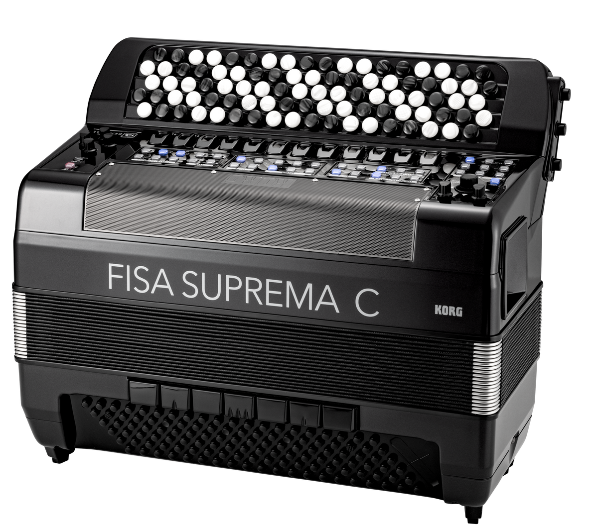 Korg Digital Accordion, FISA SUPREMA C, Compact model, 92 treble buttons, 120 bass buttons