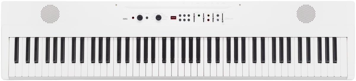 Korg Digital Piano, Liano LIVE!, USB-C, Microphone, Blender, 10 Rhythms, white