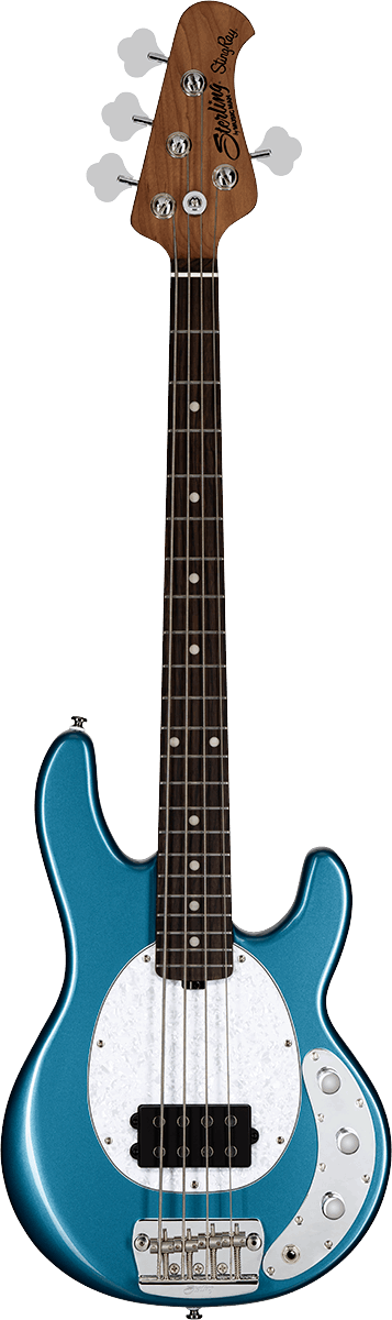 Sterling by Music Man StingRay Short Scale Lake Blue Metallic – elektrische basgitaar