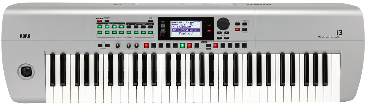 Korg Workstation, Arranger i3, 61 keys, silver