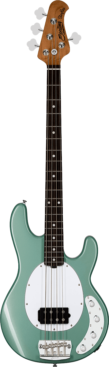 Sterling by Music Man StingRay RAY34 Dorado Green – elektrische basgitaar