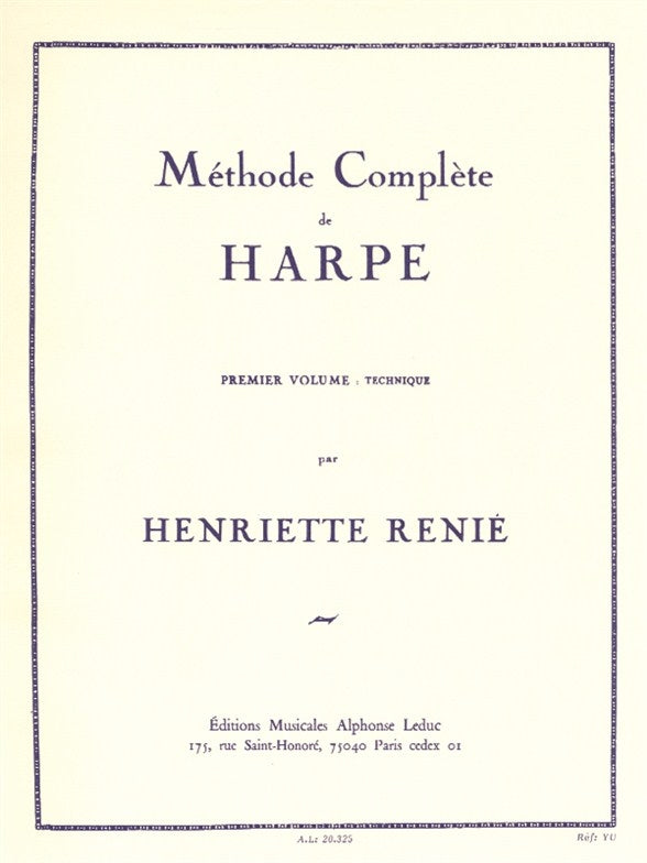 Renie: Complete Method of the Harp