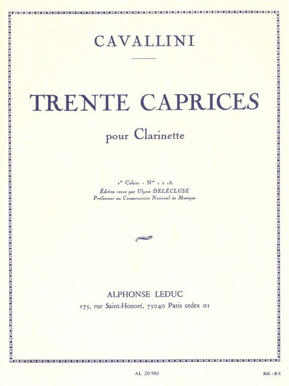 Cavallini: 30 Caprices