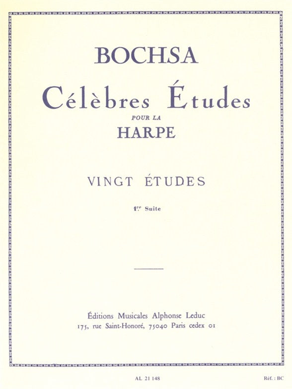 Robert Nicholas-Charles Bochsa: 20 Etudes Vol.1