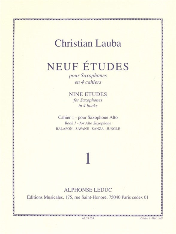 Lauba: Etudes