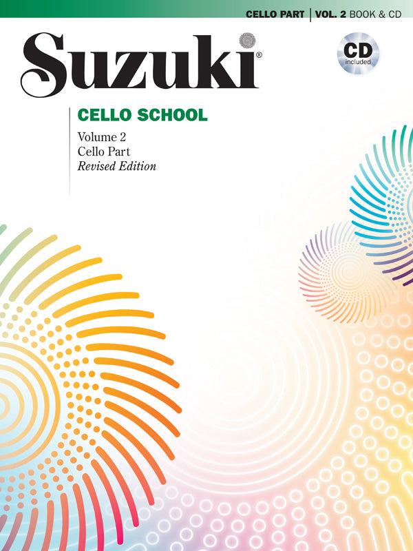 Suzuki Cello School Volume 2 (Revised)