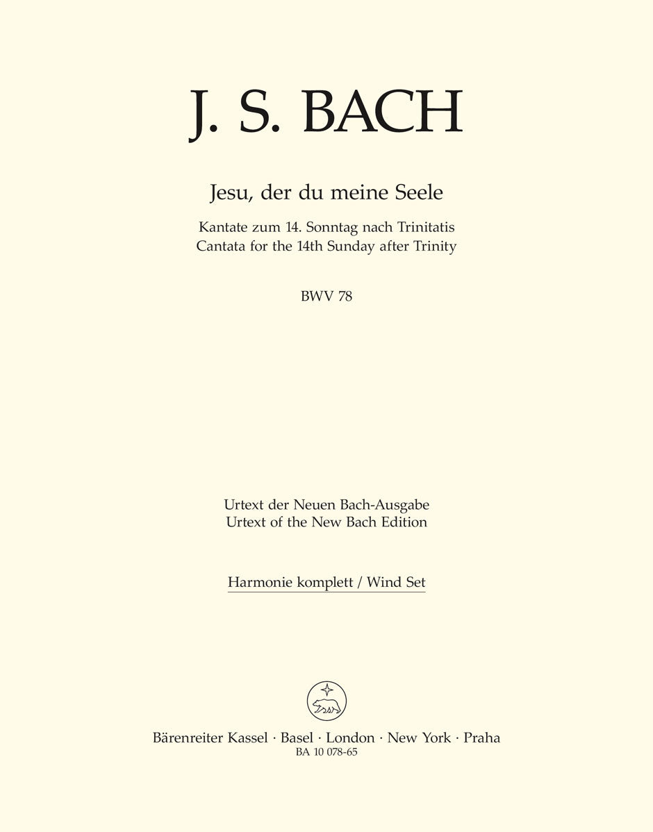 Bach: Kantate BWV 78 Jesu, der du meine Seele (Set ) afbeelding 2