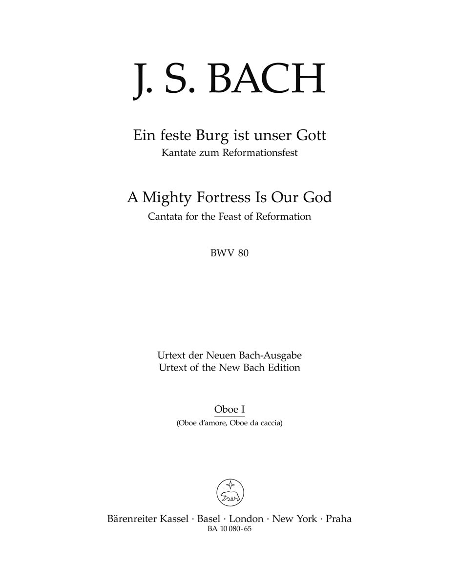 Bach: Kantate BWV 80 Ein Feste Burg Ist Unser Gott (Set) afbeelding 2