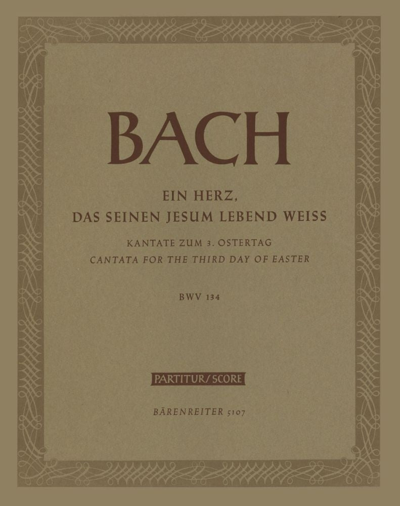 Bach: Kantate BWV 134 Ein Herz, das seinem Jesum lebend weiss afbeelding 2