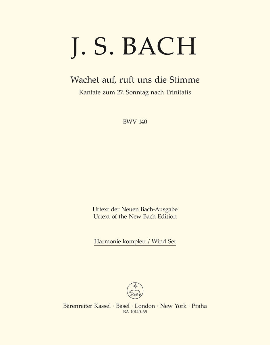Bach: Kantate BWV 140 Wachet auf, ruft uns die Stimme (Set) afbeelding 2