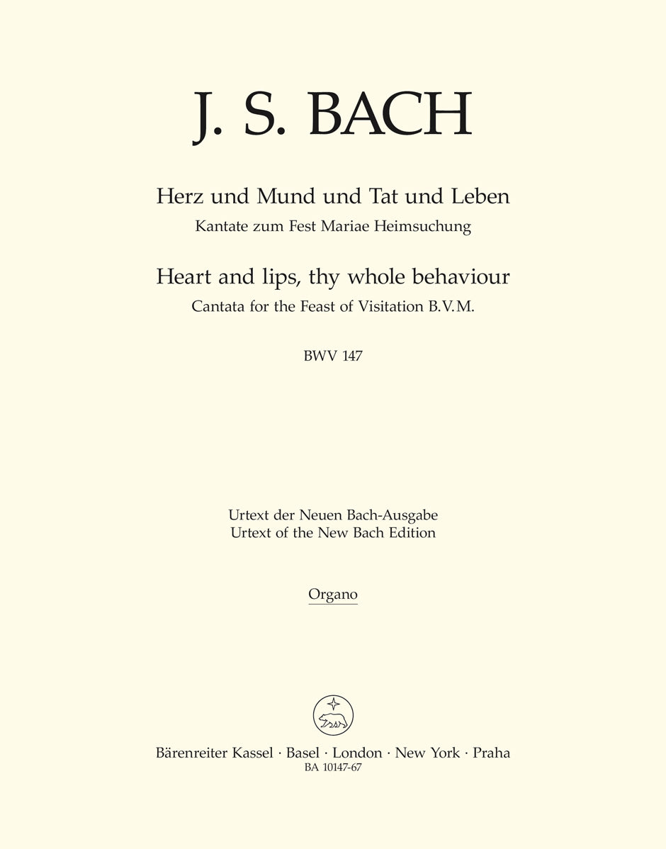 Bach: Kantate BWV 147 Herz und Mund und Tat und Leben (Orgel) afbeelding 2