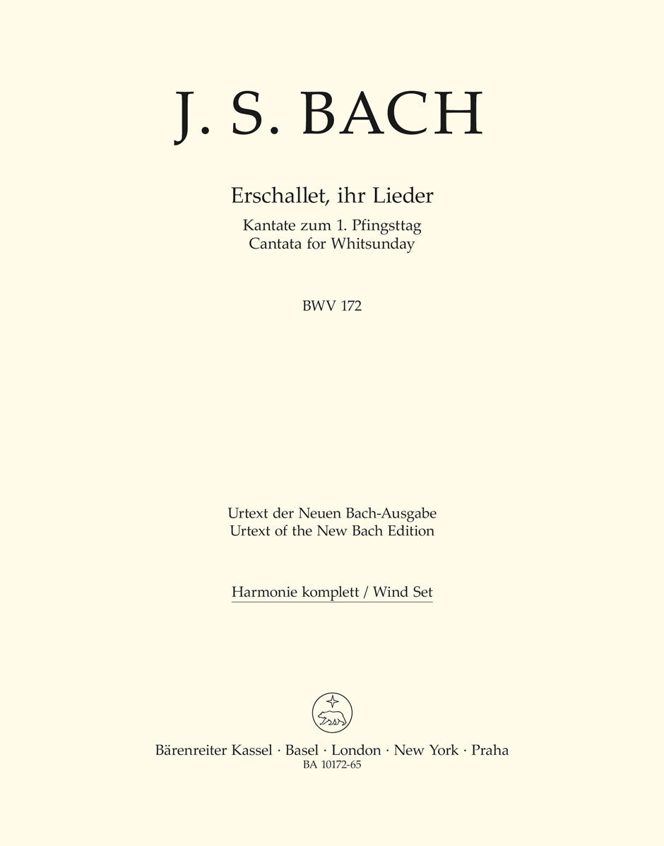 Bach: Kantate BWV 172 Erschallet, ihr Lieder, erklinget, ihr Saiten (Set) afbeelding 2