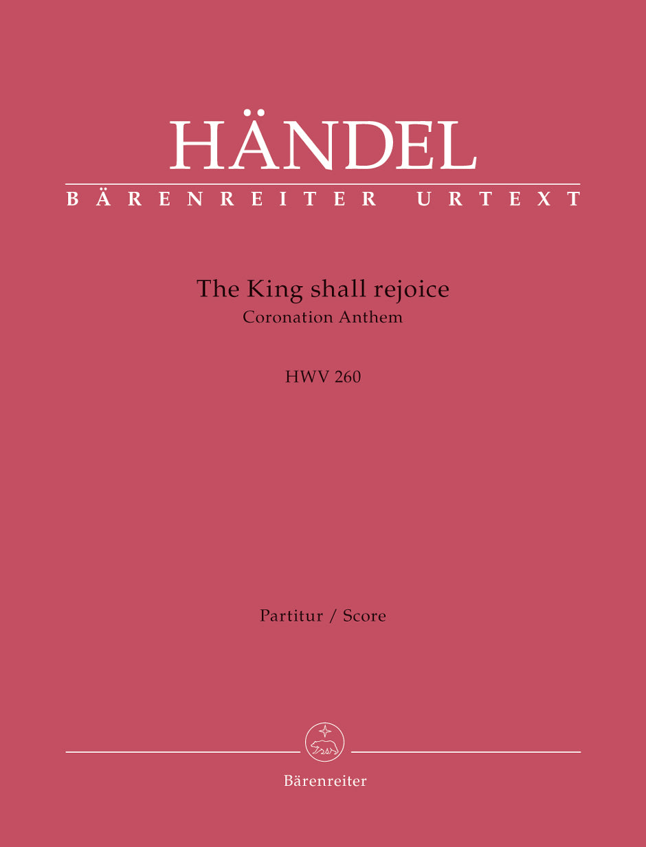 Handel: The King shall rejoice HWV 260 (Partituur) afbeelding 2