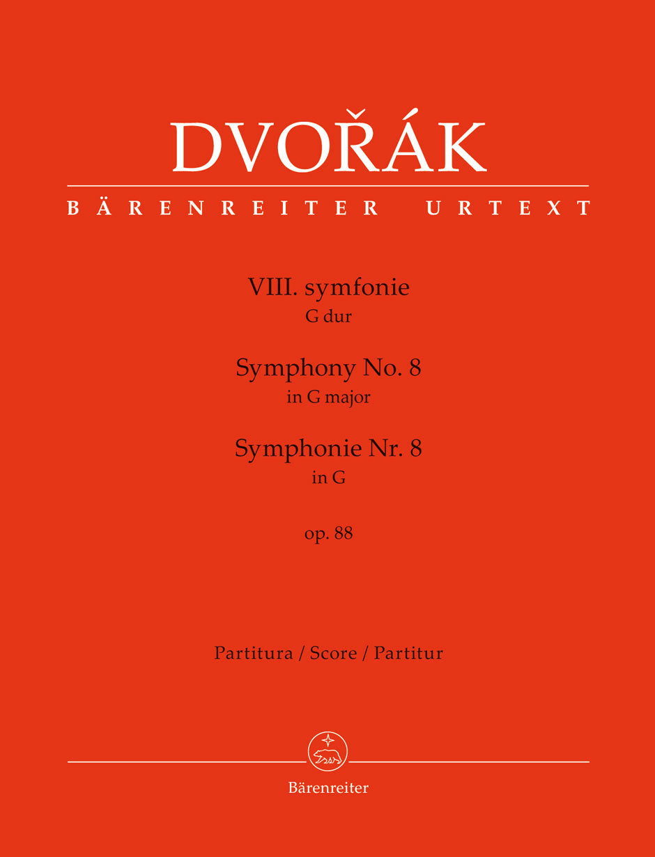 Dvorak: Symphony No. 8 G Major op. 88 (Partituur) afbeelding 2