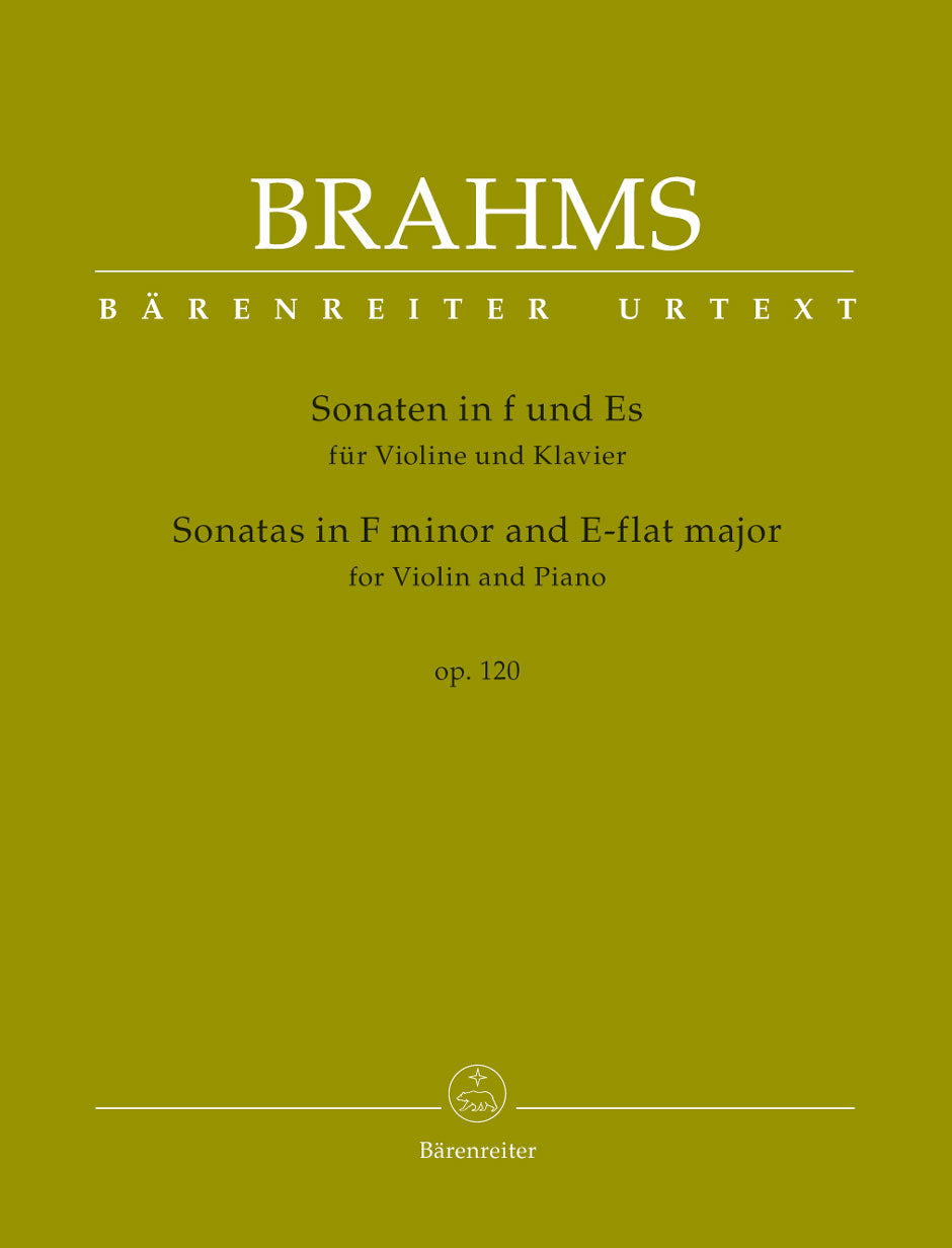 Brahms: Sonatas in F minor and E-flat major after op. 120