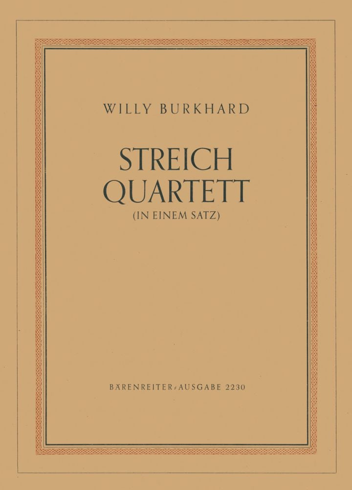 Streichquartett II in einem Satz (1943)