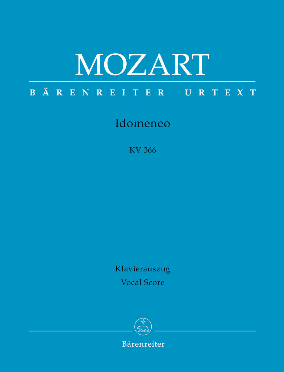 Mozart: Idomeneo KV 366 (Partituur)