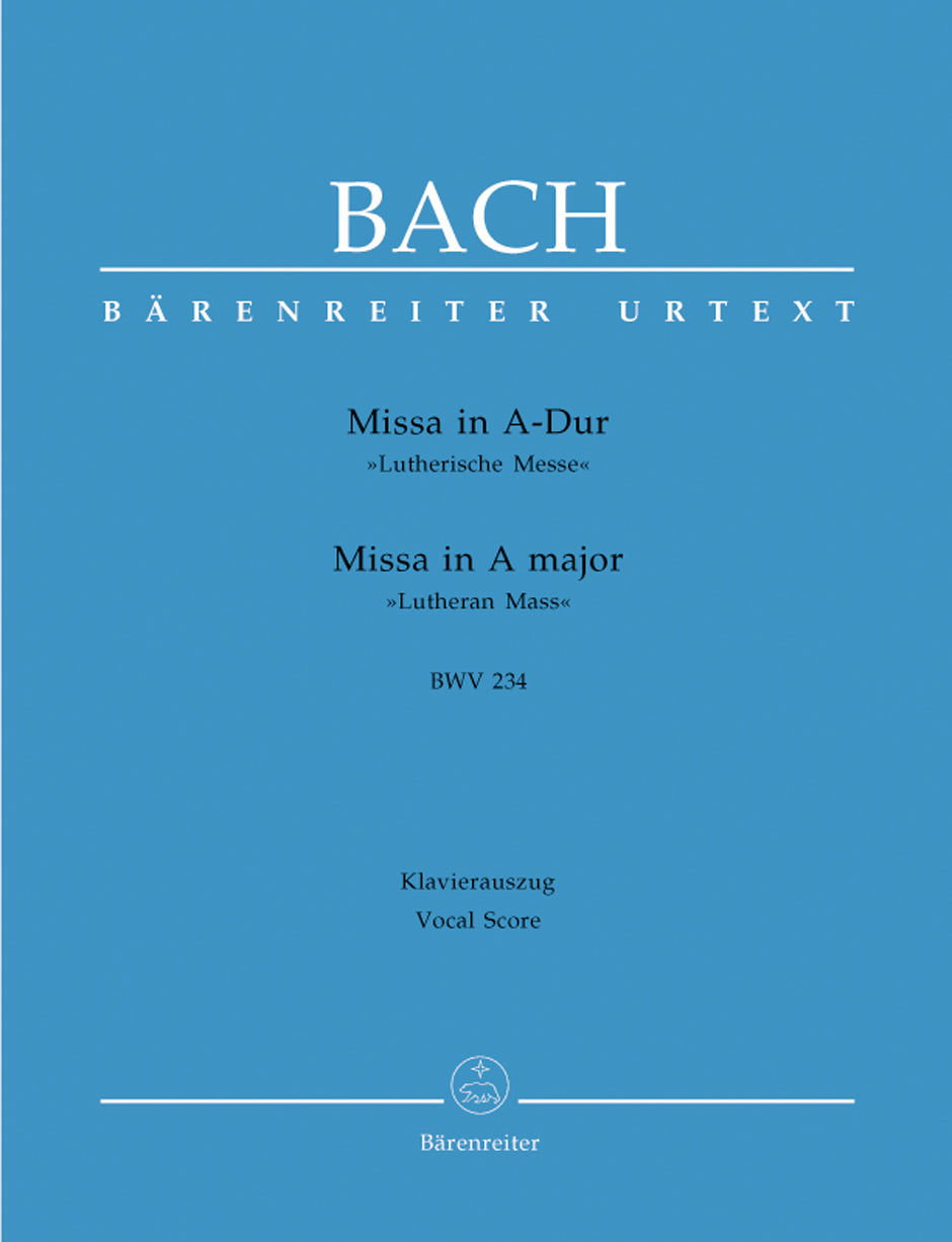 Bach: Mass in A major BWV 234 Lutheran Mass 2 (Vocal Score)