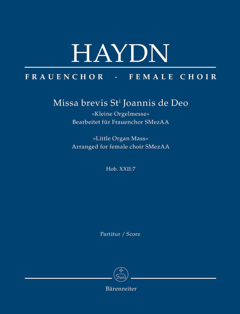 Haydn: Missa brevis St. Joannis de Deo Hob. XXII:7 (Partituur)