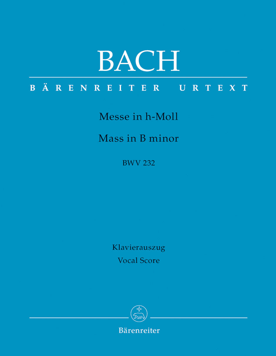 Bach: Mass B minor BWV 232 (Vocal Score)