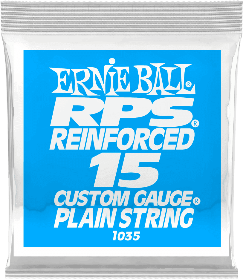 Ernie Ball Slinky RPS Nickel Wound Elektrische Gitaarsnaar Plain Steel Verstevigd 015 6-pack