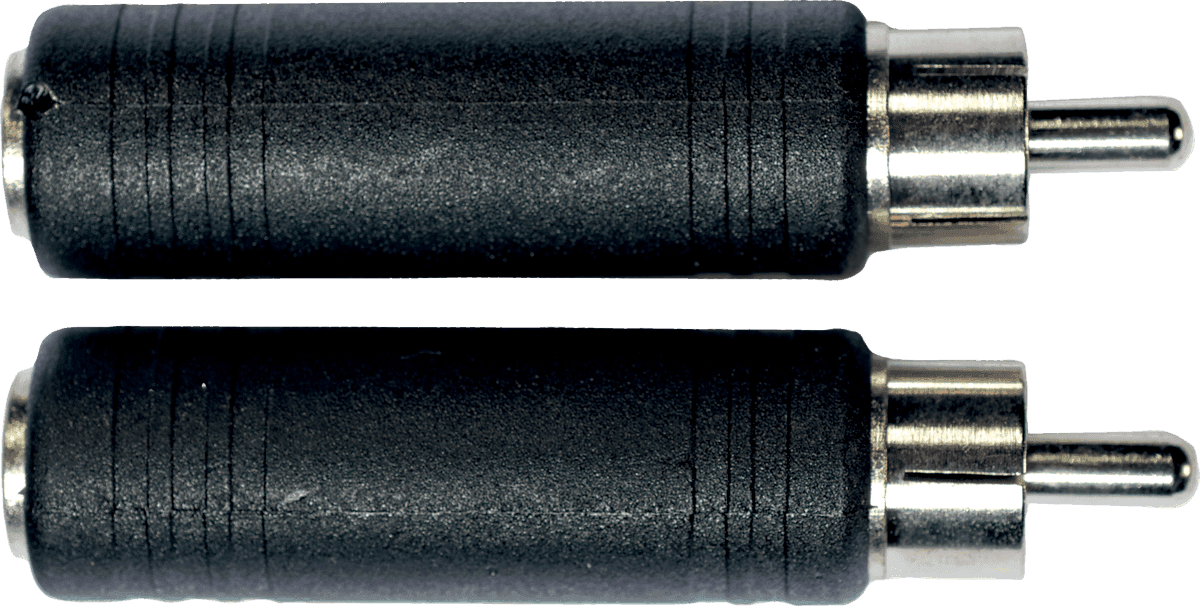 Yellow Cable ECO AD08 Rca male naar jack femaleale mono 6,35 mm
