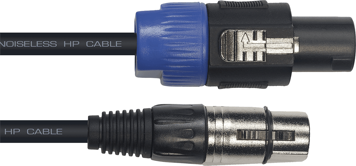 Yellow Cable ECO HP9XS Speakon naar XLR femaleale 9m