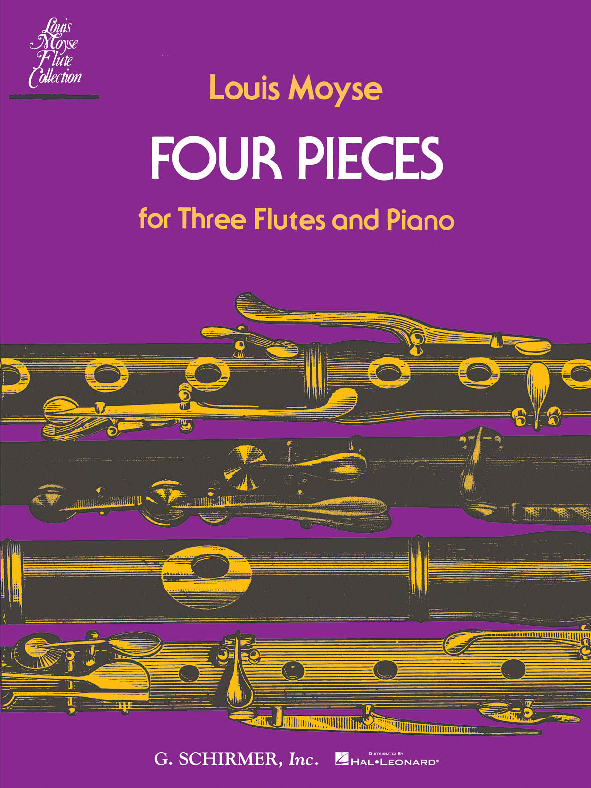 Moÿse: 4 Pieces for Three Flutes and Piano