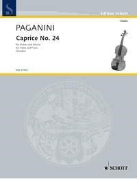 Paganini: Caprice No. 24 a-Moll a-Moll Nr. 14 (Viool, Piano)