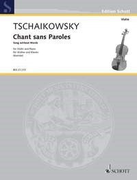 Tschaikowsky: Chant sans paroles op. 2/3 Nr. 11 (Viool, Piano)