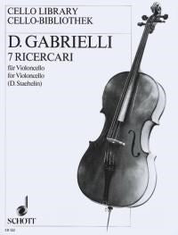 Domenico Gabrielli: 7 Ricercari (Cello)