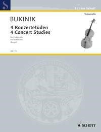 Mikhail Bukinik: 4 Konzertetüden (Cello)