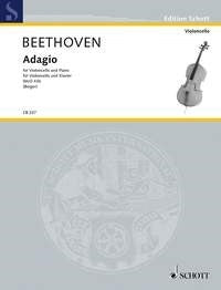 Ludwig van Beethoven: Adagio (Cello, Piano)