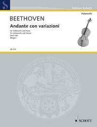 Ludwig van Beethoven: Andante con variazioni (Cello, Piano)