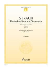 Josef Strauss: Hirondelles d'Autriche op. 164 (Piano)