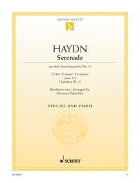 Haydn: Serenade op. 3/5 (Viool, Piano)