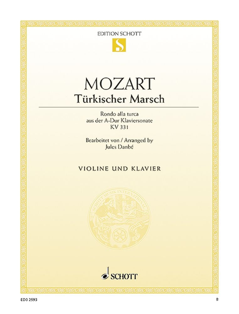 Mozart: Türkischer Marsch (Viool, Piano)