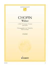 Frédéric Chopin: Walzer e-Moll e-Moll op. posth. (Piano)