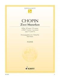 Frédéric Chopin: Zwei Mazurken B-Dur und a-Moll op. 7/1 und 2 (Piano) afbeelding 2