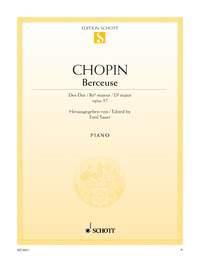 Frédéric Chopin: Berceuse Des-Dur Des-Dur op. 57 (Piano)