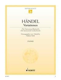 Georg Friedrich Händel: Grobschmied-Variationen (Piano)