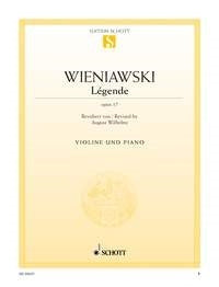 Wieniawski: Légende op. 17 (Viool, Piano)