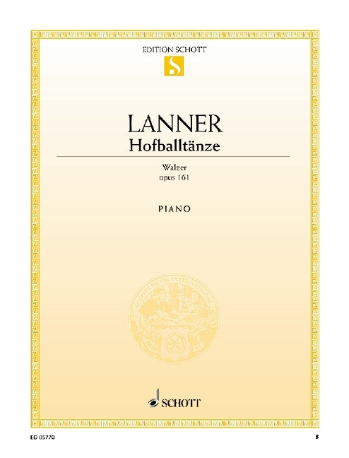 Joseph Lanner: Hofballtänze op. 161 (Piano) afbeelding 2
