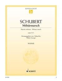 Franz Schubert: Militärmarsch D-Dur D-Dur op. 51/1 (Piano) afbeelding 2