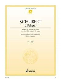 Franz Schubert: 2 Scherzi (Piano)
